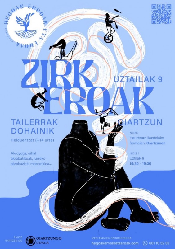 Zirkeroak tailerra izango da larunbatean